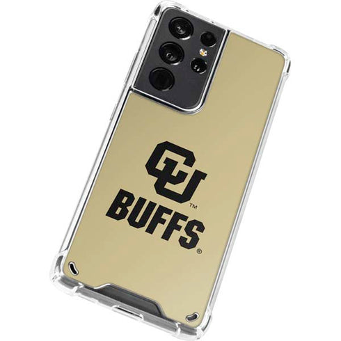 University of Colorado CU Buffs Galaxy S21 Ultra 5G Clear Case